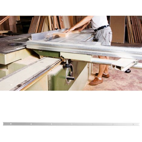 T-Nut-Gehrungssägen-Vorrichtung aus porenfreier Aluminiumlegierung, Gleitplatten-Vorrichtung, Holzbearbeitungswerkzeug (1220 mm) (1/5)
