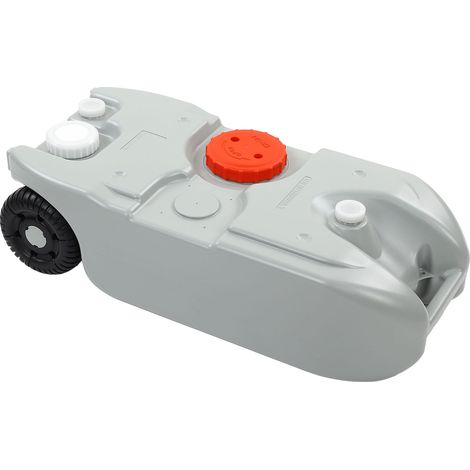 Réservoir d'eau portable 40L avec roues et poignée, HDPE robuste, grande capacité, universel pour camping-car, bateau et caravane (1/5)