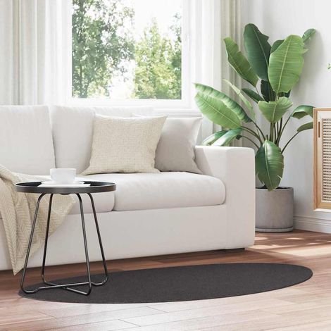 Teppich HUARTE Anthrazit 80 x 150 cm Polyester vidaXL