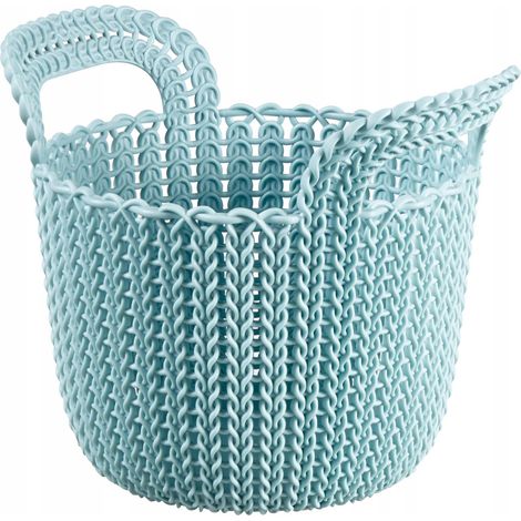 Curver Panier moderne bleu-gris 3 litres polypropylène (1/3)