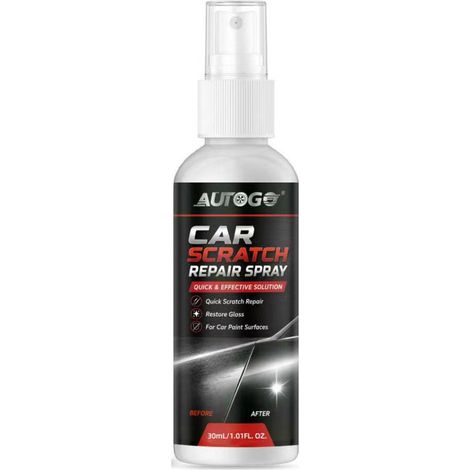 AUTOGO Auto-Kratzerreparaturspray beseitigt schnell feine Linien im Autolack, stellt den Glanz wieder her und reduziert kleinere Kratzer. (1/5)