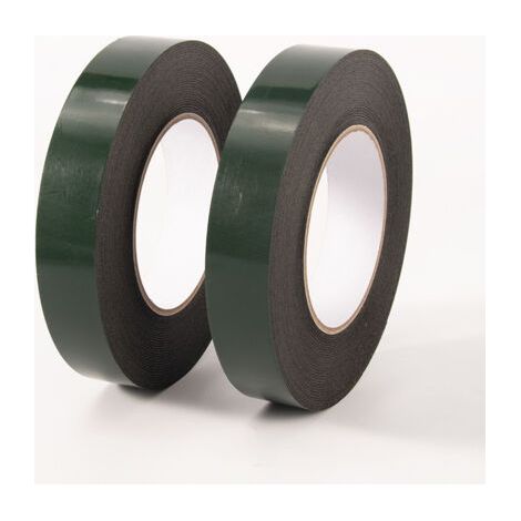 Ruban adhésif double face Extra Fort, 2 Rouleau Ruban de Mousse Double Face Puissant pour Montage Durable et Adapté à l’industrie Automobile, Les Moulures(20mm×10m) (1/3)