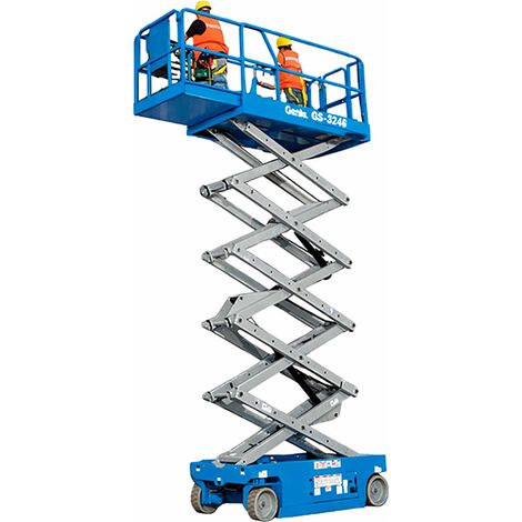 Nacelle automotrice ciseaux - Hauteur max. de travail 11.78m - GS-3246 (1/5)