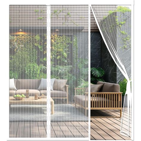 Moustiquaire Porte sur Mesure – Rideau Magnétique pour Fenêtre (1/5)