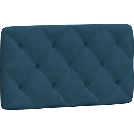 Maison Exclusive - Cuscino Testiera Blu 80 cm in Velluto