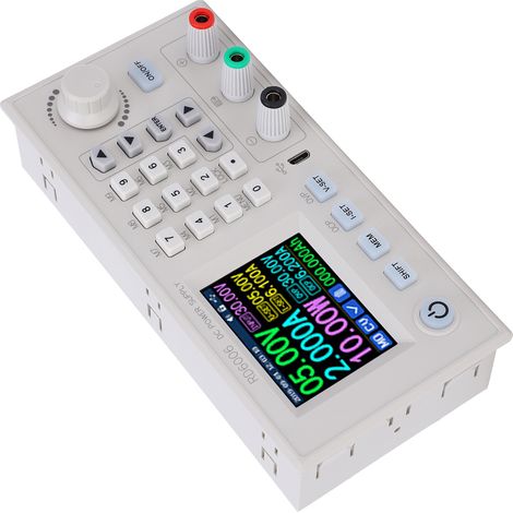 Alimentation CC réglable avec écran LCD 2,4 pouces, régulateur de tension 6-70 V vers 0-60 V, adaptateur RD6006-W avec module Wi-Fi (1/5)