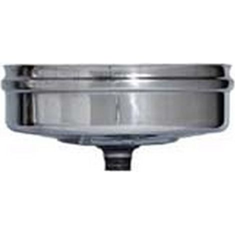 1PZ TAPPO RACCOLTA CONDENSA ACCIAIO INOX AISI 304 MONOPARETE SPESS MM.0,5