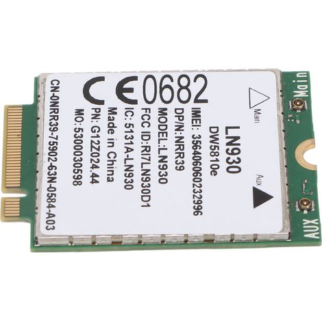 Carte réseau 4G LTE pour ordinateur portable Dell, module NGFF Plug and Play haute vitesse avec vis (1/5)
