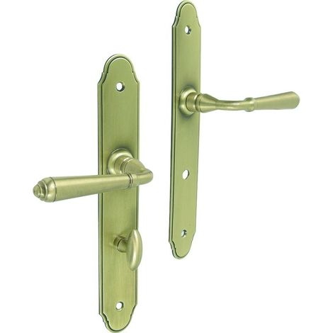 Set maniglia Namur Serratura BOUVET Ottone patinato - 47048 (1/2)