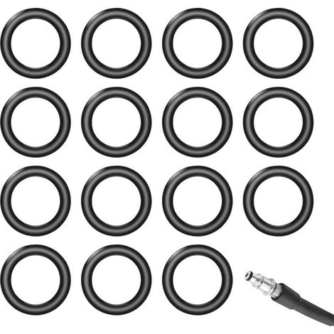 Lot de 15 joints pour nettoyeur haute pression, joints toriques pour pièces de rechange AQT, kit de joints pour raccord rapide, pistolet, lance et tuyau, accessoires de nettoyeur haute pression (1/5)