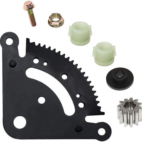 Kit de reconstruction de pignon de direction compatible avec les tracteurs de pelouse John Deere série LA. Remplace les numéros GX21924BLE, GX20053, GX20054 et GX21994. (1/4)