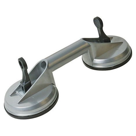Silverline Suction Pad Aluminium - 100kg Double