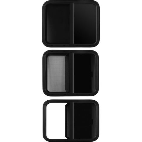Fenêtre Push Pull coin arrondi résistant aux UV scellé résistant à l'oxydation lisse poli pour voiture d'ingénierie de camping-car RV