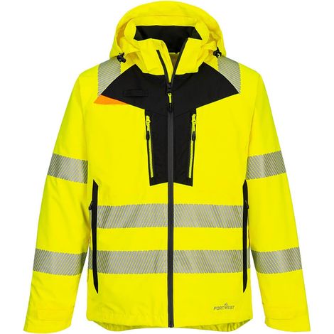 Dx4 Hochsichtbare Regenjacke - Größe 6XL - Gelb - Portwest