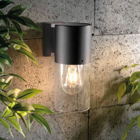 esotec Solar Wandleuchte für außen VIOLA LED-Solarleuchte 2-Lichtstufen 102707 (1/5)