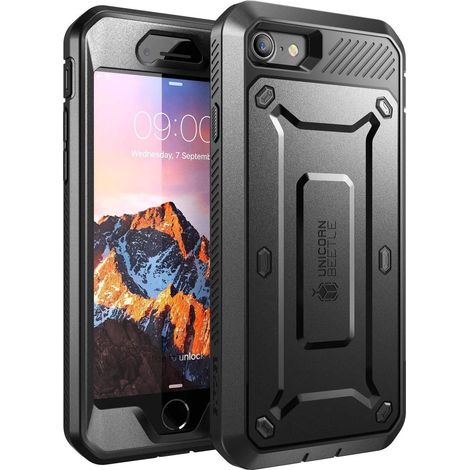Coque antichoc avec clip ceinture pour iPhone 7/8/SE 2020/2022 (1/5)