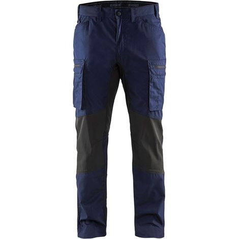 Pantalon de travail stretch 1459 - Marine/Noir XS - FR(38) - SE(C44) - Standards (1/4)