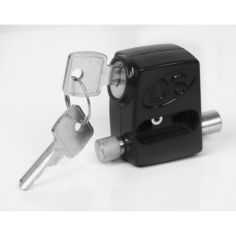 La Croisee Ds – Verrou de fenêtre automatique pour coulissant aluminium – Engagement automatique du pêne – Fixation par vis Ø 5 mm – Corps en zamak