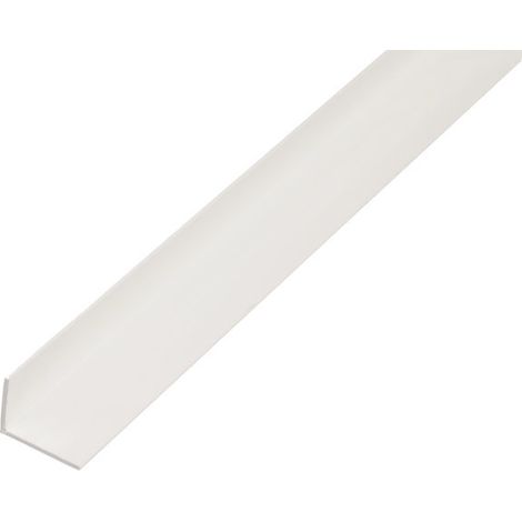 ALBERTS Winkelprofil, ungleichsch., PVC weiß, LxBxHxS 2000 x 40 x 10 x 2 mm (1/3)