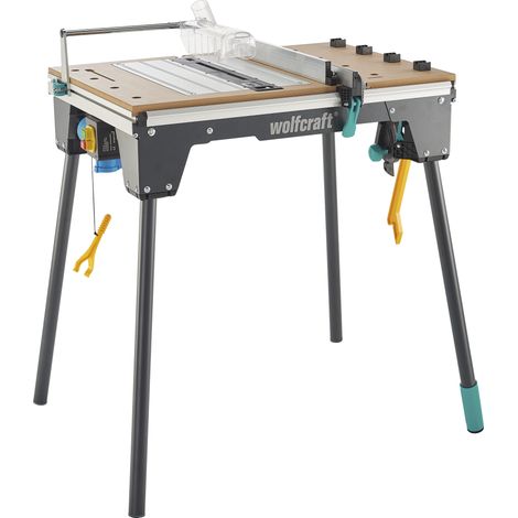 wolfcraft - Master Cut 2200 - Établi Pliant Multifonction pour Machine - Réglable en hauteur - réf. 6907000