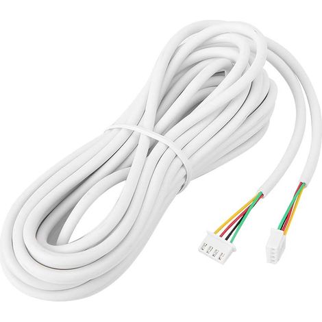 Câble De 4 Conducteurs De 25 M, Câble D'interphone Vidéo Câble De Cuivre Flexible Rond De 0,3 Mm Pour Système De Visiophone (1/5)