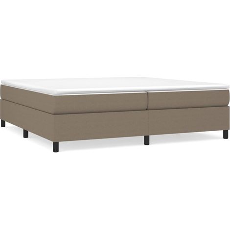 Maison Exclusive - Boxspringbett mit Matratze Taupe 200x200 cm St
