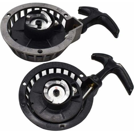 Démarreur facile à tirer, Tianer 2 PCS Mini démarreur à traction en alliage Booster Démarreur à rappel Démarreur à traction facile Convient aux vélos de poche 2 temps 49CC Minimoto ATV Quads. (1/5)