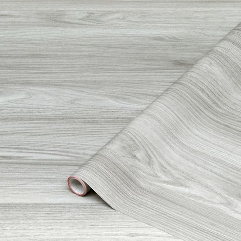film adhésif pour meuble décoratif Sangallo Gris clair 90 cm x 2,1 m – film adhésif décoratif meubles facile d'entretien pour cuisine, armoire, table et rebord de fenêtre – moderne & durable (1/5)
