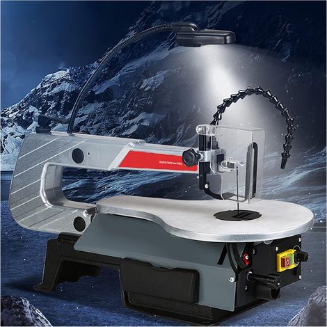 Scie sauteuse multifonctionnelle scie à Courbe électrique ménage sans poussière Travail du Bois Bureau scie à Fil Machine 180W 400-1600 TR/Min (1/4)