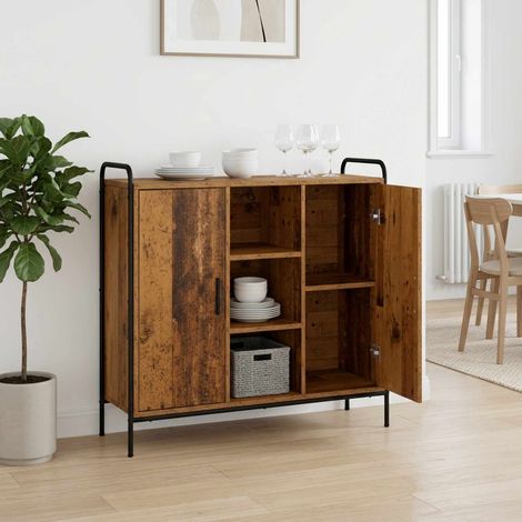 vidaXL Sideboard Old Wood 98.5 x 33 x 81 cm Engineered Wood (1/5)