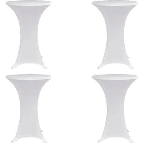 Manteles, impermeables, lavables a máquina, blancos. (1/2)