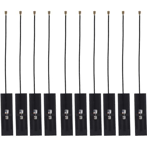 10 Stück FPC-Antennen mit integrierten 2 Frequenzen, flexibel für WLAN- und Bluetooth-Router NZ‑2.4G/5.8G‑FPC‑003