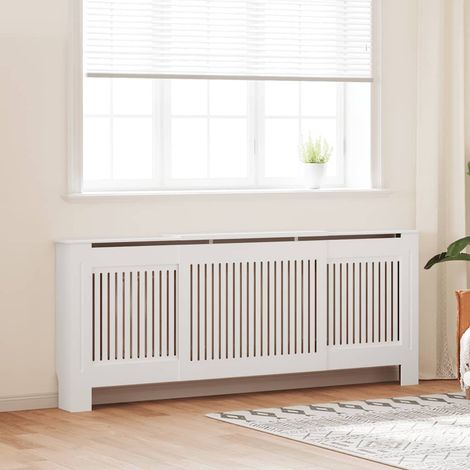 MDF Heizkörperverkleidung Weiß 205 cm