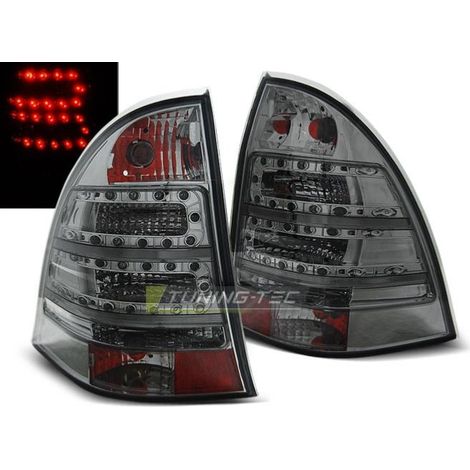 Paire de feux arriere Mercedes classe C W203 00-07 LED fume (1/2)