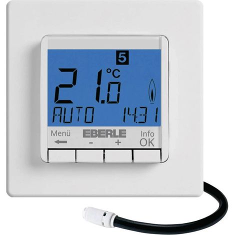 [NEUWERTIG] B-Ware Eberle Up Uhrenthermostat Fit 3 F Thermostat Zeitschaltuhr Regler Digital Weiß