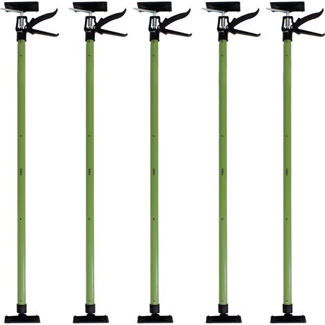 5 x Einhandstütze Montagestütze Deckenstütze Teleskopstütze bis 290cm (1/5)