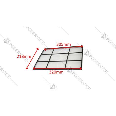 Delonghi filtro retina aria 320mm condizionatore Pinguino PAC EL112 AN130 AN280 (1/2)