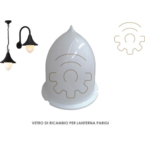 DIFFUSORE RICAMBIO P/LANTERNA PARIGI (1/2)