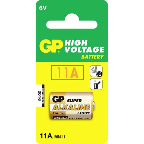 GP GP11ASTD776C1 (Modell: GP11A) Spezial-Batterie 11 A Alkali-Mangan 6 V 38 mAh 1 St.