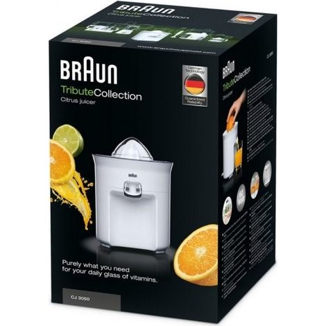 Exprimidor BRAUN CJ3050 800W Función anti goteo (Ref.0X22611002)