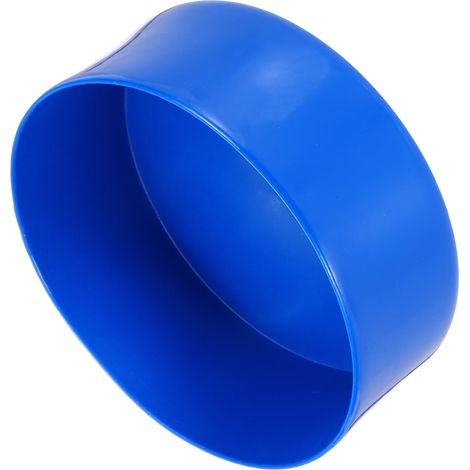 Embout Caoutchouc 130mm Bleu 50mm Hauteur Embouts de Tuyau Ronds en Vinyle, en Plastique, pour Tubes, Clôtures, Poteaux, Meubles, Rampes (1/5)