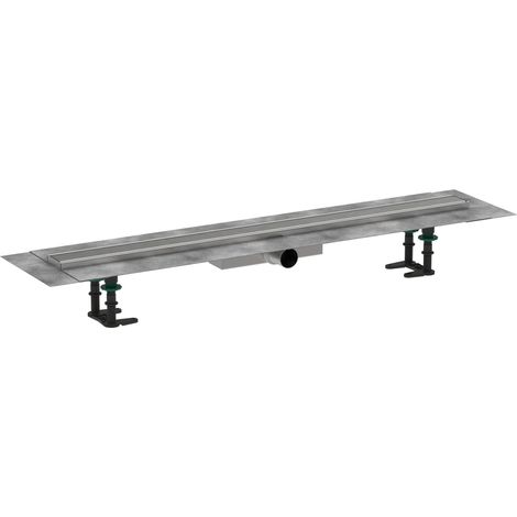Hansgrohe RainDrain Compact - Duschrinne 90 cm, mit Gitter, gebürstet Edelstahl 56168800