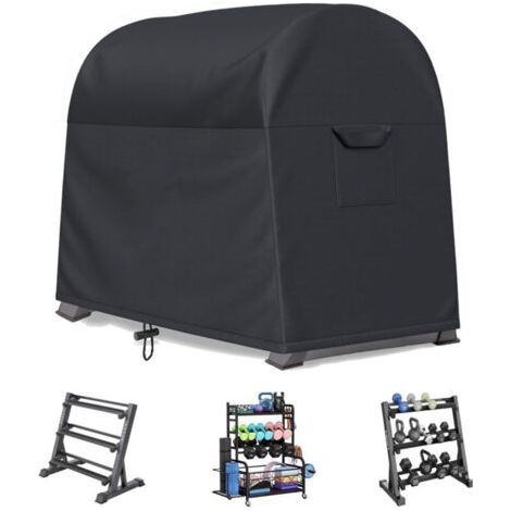 Soavoa Housse de Protection pour Support d'Haltères, Anti-Rayures et Poussière, Design Portable Léger pour Gym Intérieur et Extérieur (1/5)