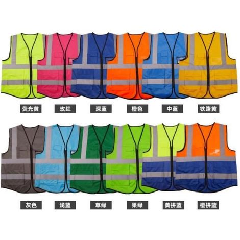 Gilet De Sécurité Réfléchissant - Pour Moto Et Circulation Routière - Tailles S M L - 1 Pièce (1/4)