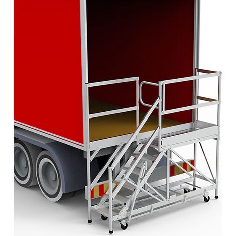 Piattaforma accesso posteriore camion - Altezza 1.13m - AASCAM/113