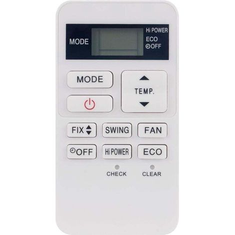 [NEVER USED] Replace the Remote Control Air Conditioner suitable for Toshiba Air Conditioner AC A/C RBC-ASX11E-C RAS-24BKVG-TR RAS-07BAV-E RAS-10BAV-E RAS-07BAVG-E RAS-05BAVG-E RAS-18BAVG-RAS-1 (1/4)