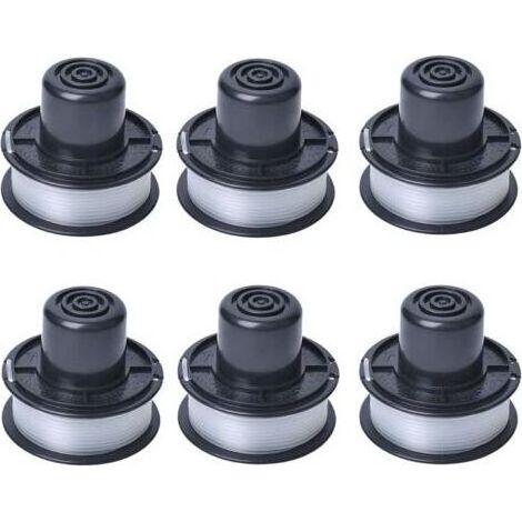 A6226 Bobine de fil compatible avec Auftipp Coupe-herbe automatique GL250 / GL310 / GL360 / GL360SB avec 6m ligne, 6-pack (1/5)