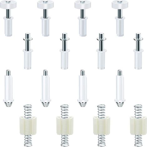 Kit de réparation de quincaillerie pour portes pliantes, charnières en acier inoxydable, ouverture par le haut, kit de réparation de quincaillerie pour portes pliantes 20.18 (1/5)