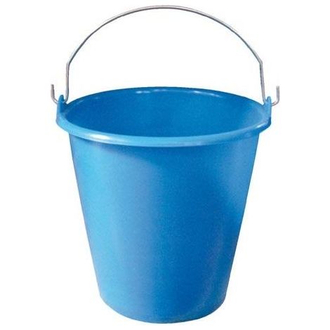 Robuster 8 Liter Blauer Kunststoffputzeimer
