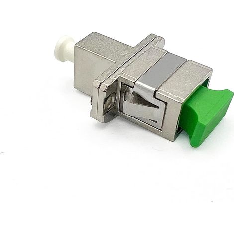 ® - Adaptateur/Coupleur pour Câble Fibre Optique SC/APC Femelle à LC/APC Femelle Monomode Simplex 9/125μm (Lot de 1)